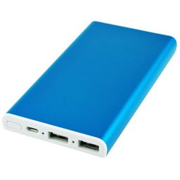 戴芙迪PB270超薄移动电源 7000mAh双USB输出的蓝色能量伴侣